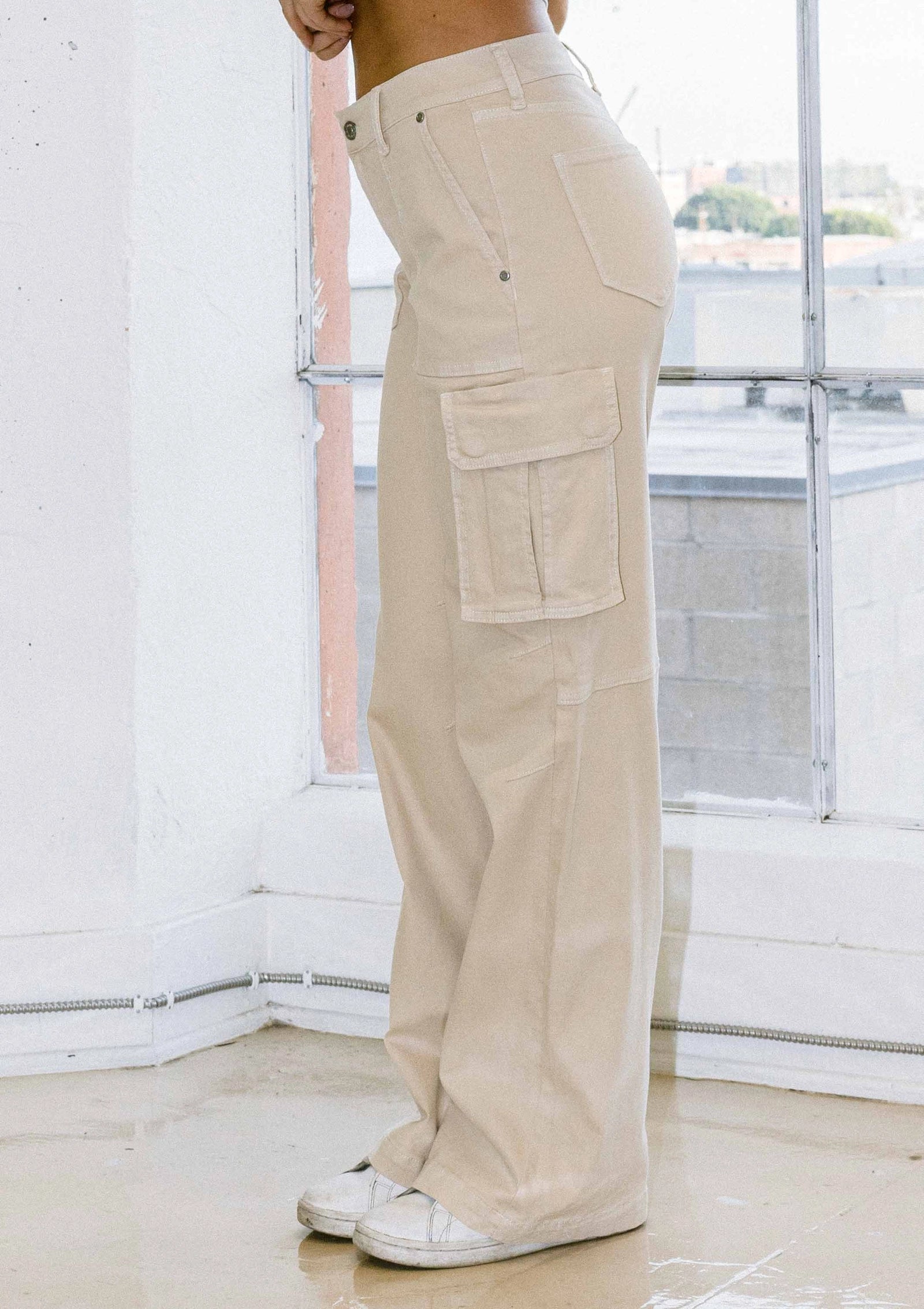 Vivi Sand Cargo Pants