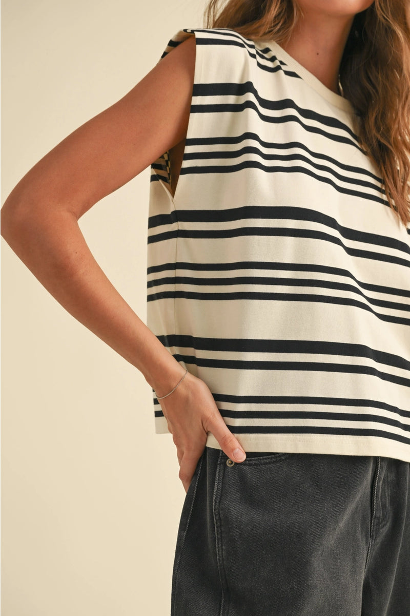Misty Striped Top