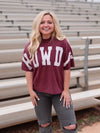 Howdy Cropped Oversized Tshirt