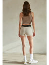 Nylon Spandex Ribbed Top