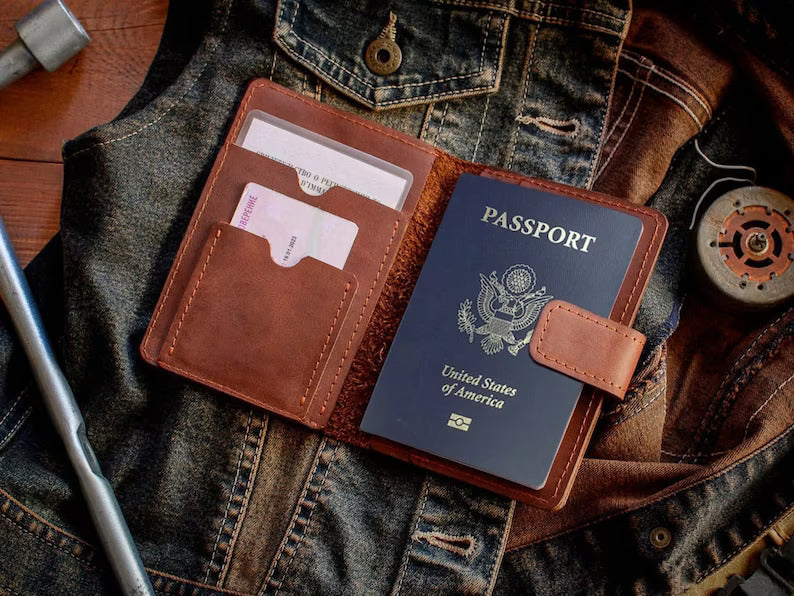 Leather Passport Holder