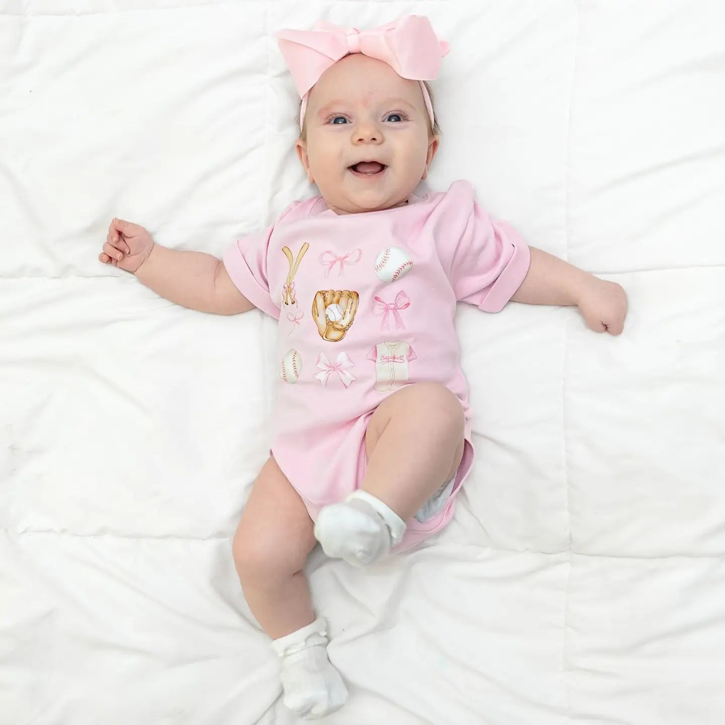 Baseball Cutie Baby Romper
