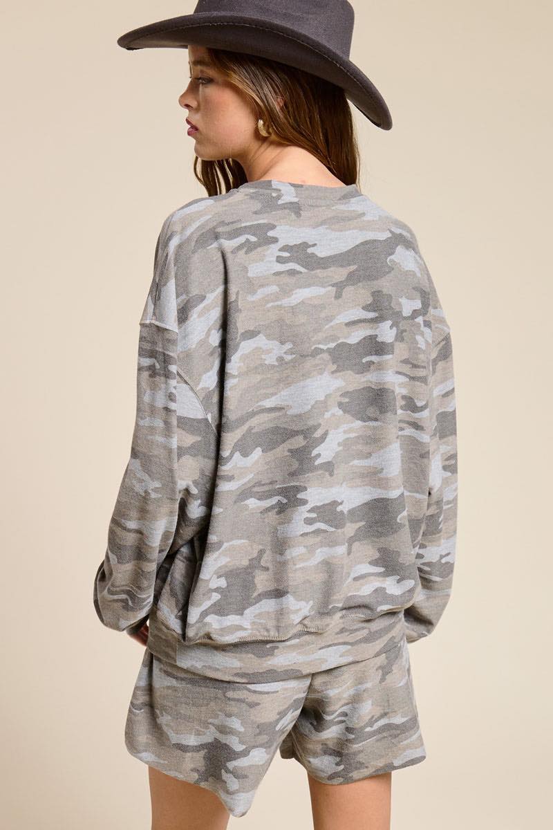 Free Bird Camo Sweatshirt