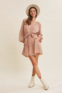 Romantic Floral Printed Dress