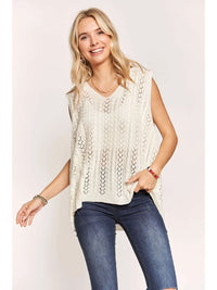 Leeann Sweater Vest Top