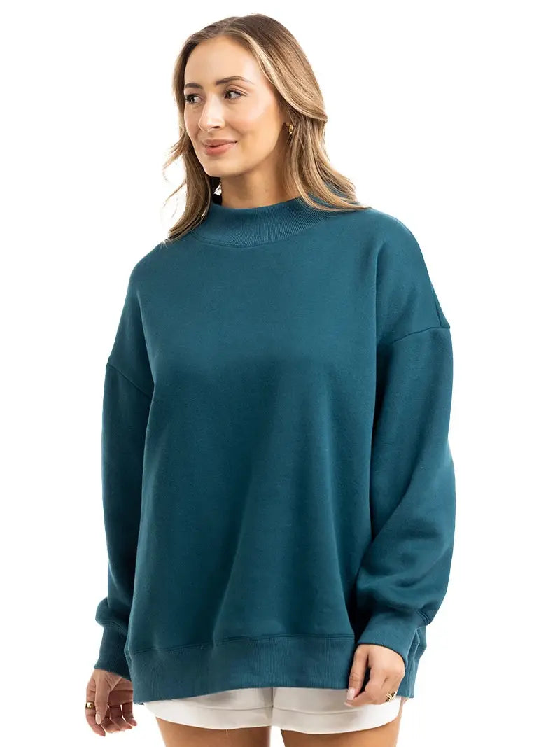 Harley Mock Neck Sweatshirt
