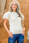 Delilah Ruffle Sleeve Top