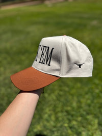 HOOK 'EM Embroidered Hat