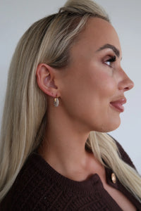 Chansuttpearls- Small Diamond Hoops