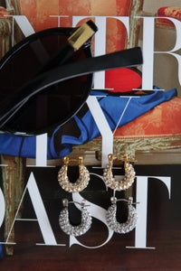 Chansuttpearls- Small Diamond Hoops