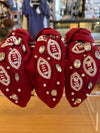 Maroon Football Headband