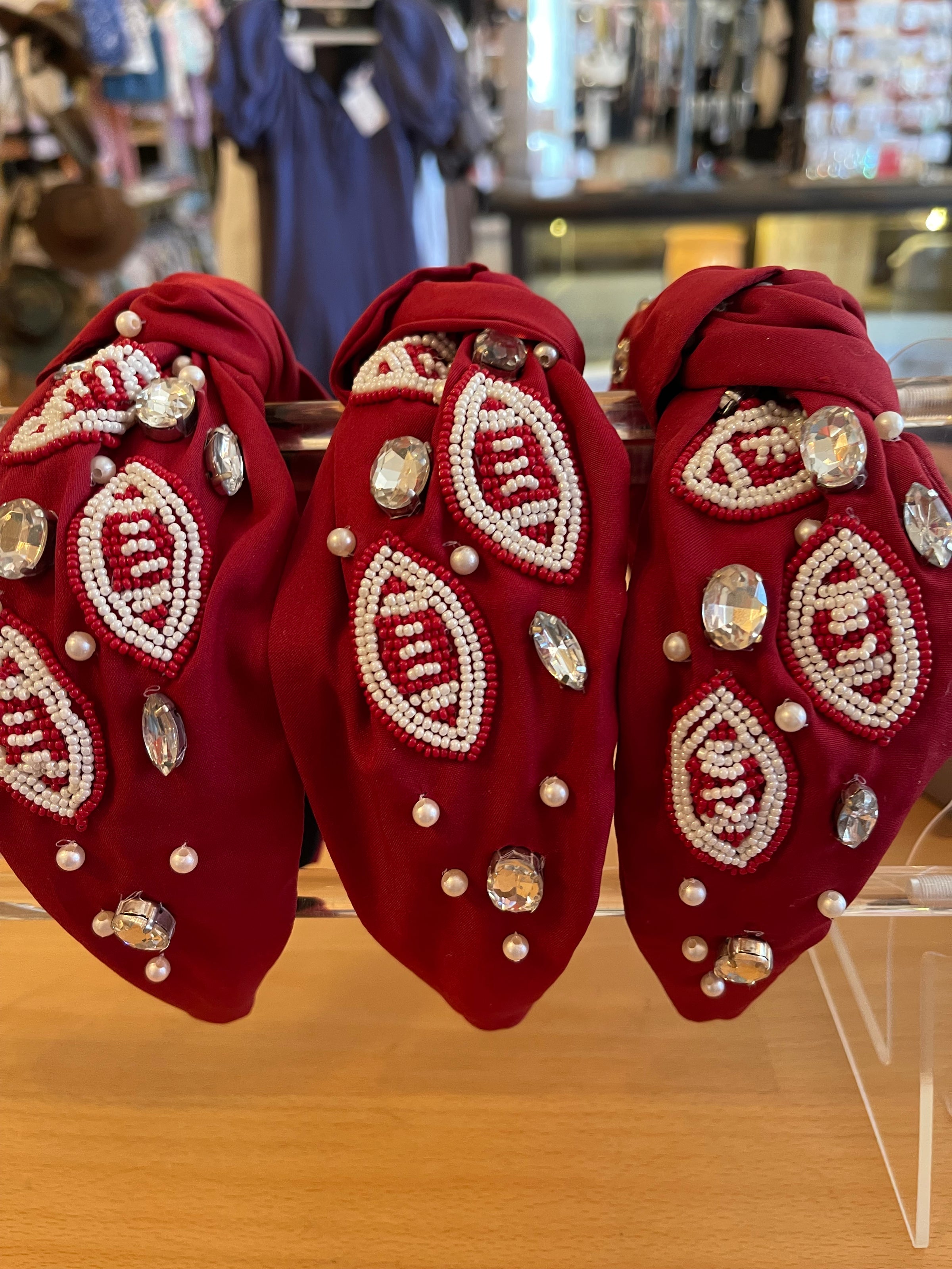 Maroon Football Headband