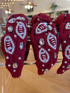 Maroon Football Headband
