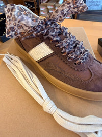 Dixie Suede Leopard Lace Sneaker