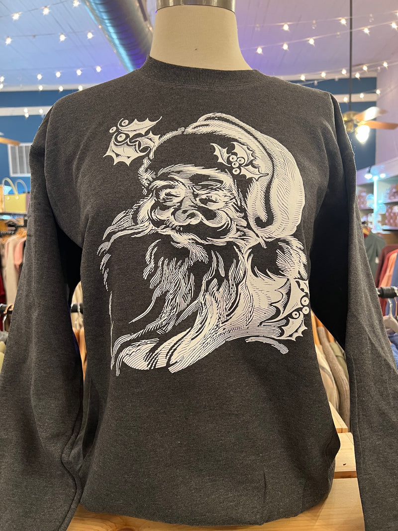 Black Santa Sweatshirt