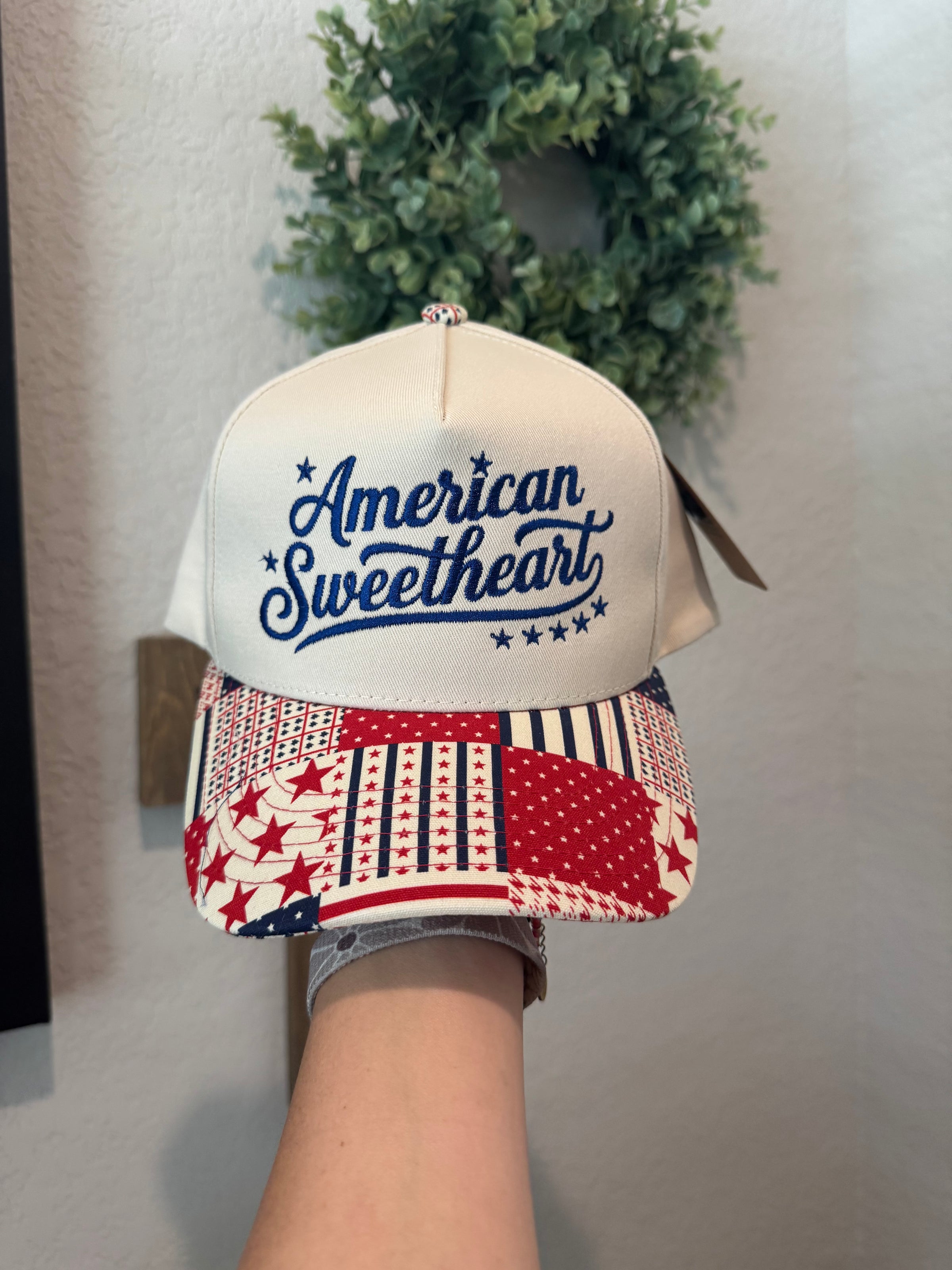 Embroidered Hat - American Sweetheart