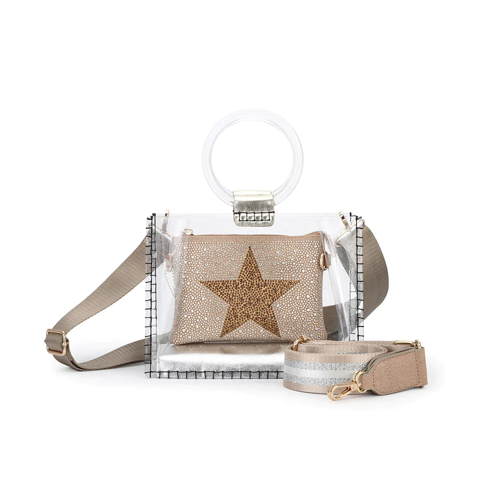Mini Molly- Gold Rhinestone Multi
