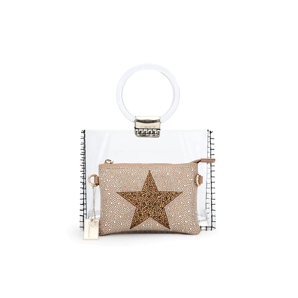 Mini Molly- Gold Rhinestone Multi