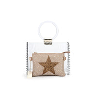 Mini Molly- Gold Rhinestone Multi