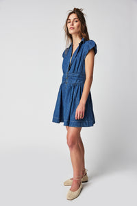 Free People - Chester Denim Mini Dress