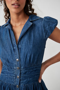 Free People - Chester Denim Mini Dress