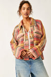 Free People- Rainbow Rays Buttondown