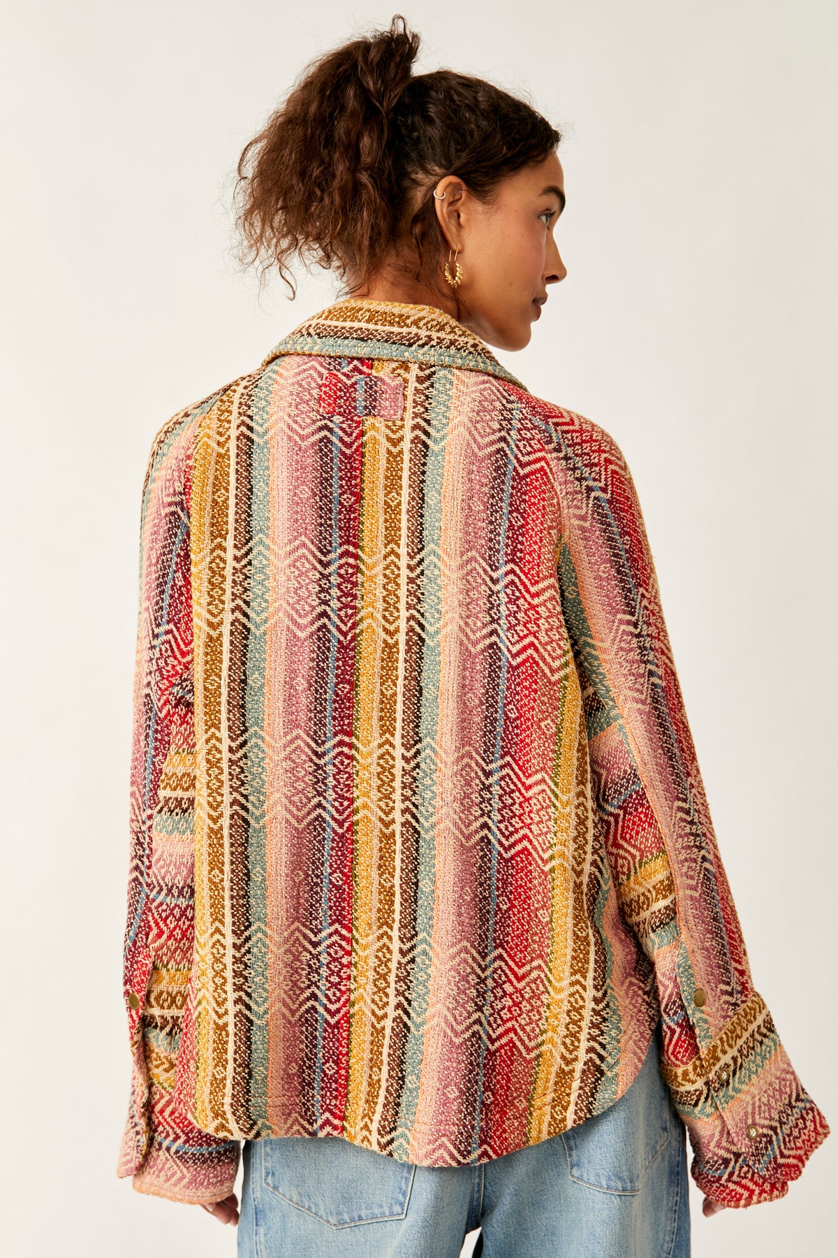 Free People- Rainbow Rays Buttondown