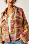 Free People- Rainbow Rays Buttondown