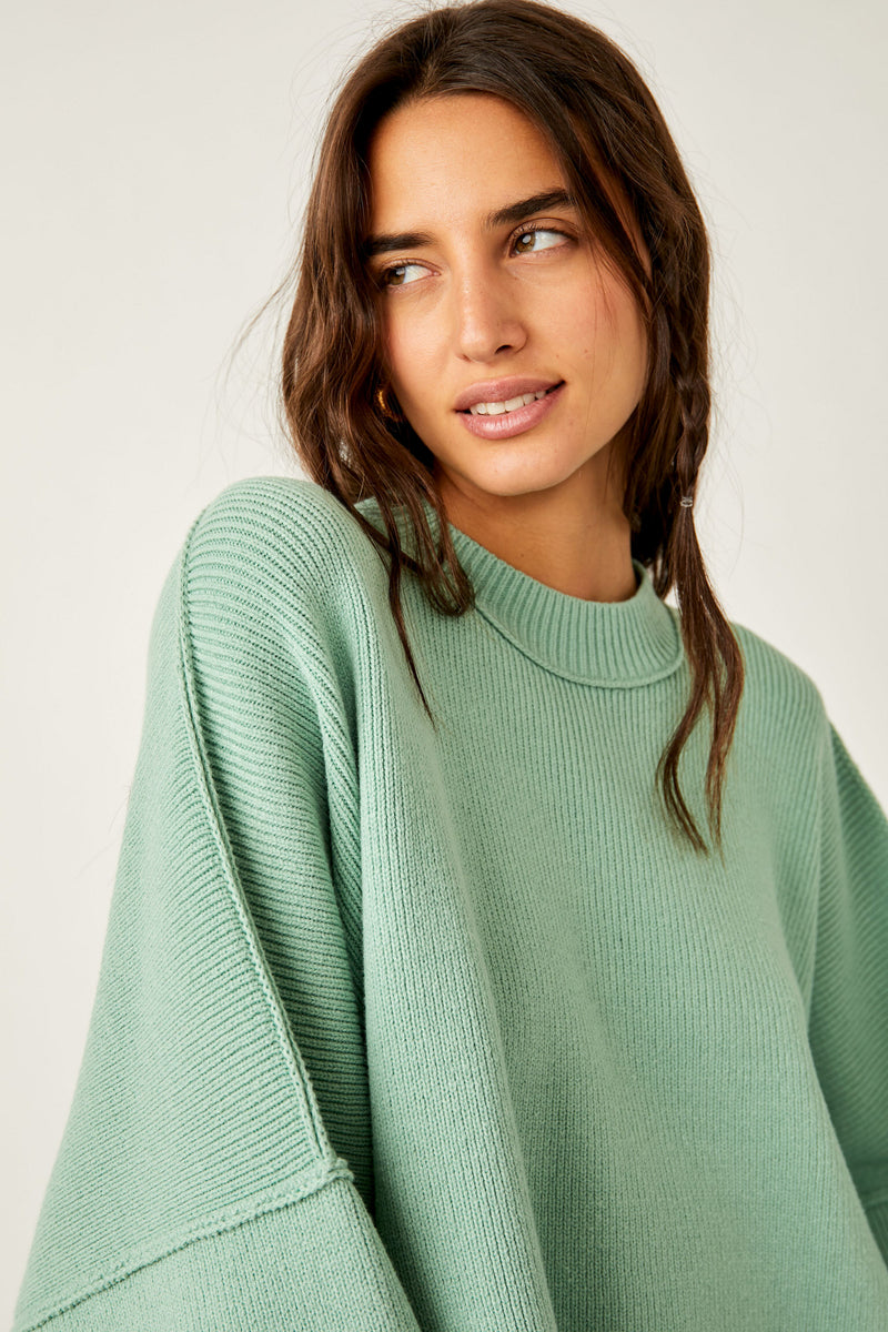 Free People - Easy Street Tunic Pastel Jade sweater