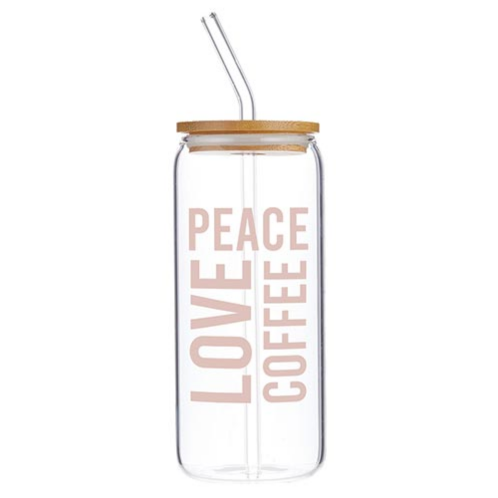 Peace Love Coffee Tumbler