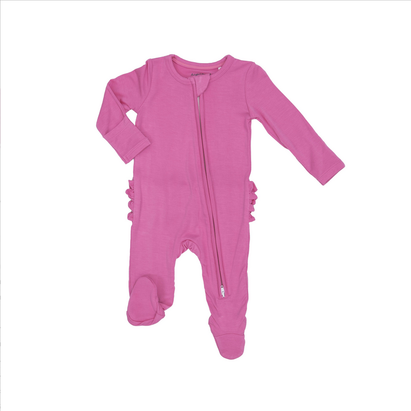 Angel Dear - Pink Ruffle Footie