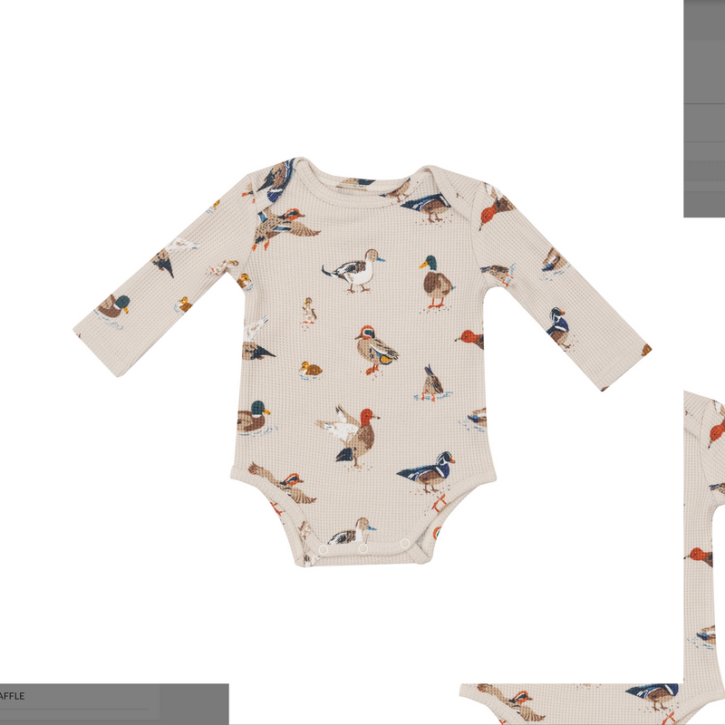 Ducks Long Sleeve Onesie