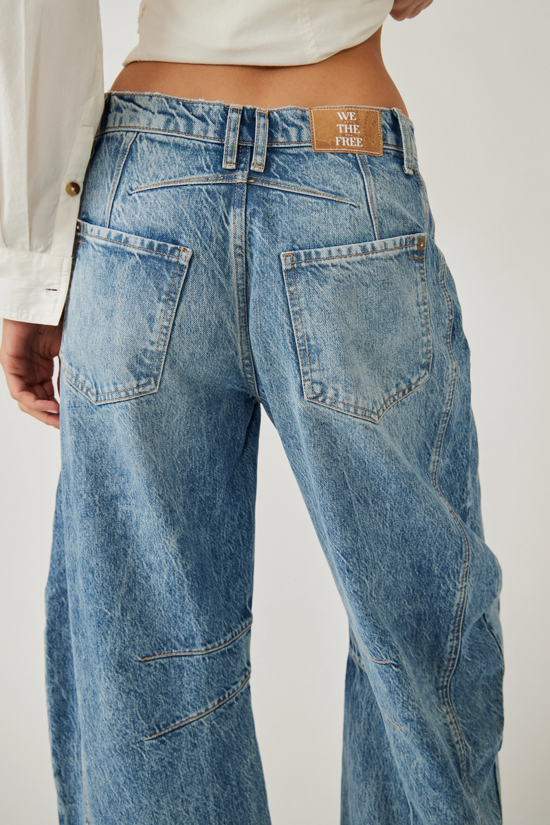 Free People - Good Luck Barrel Jean