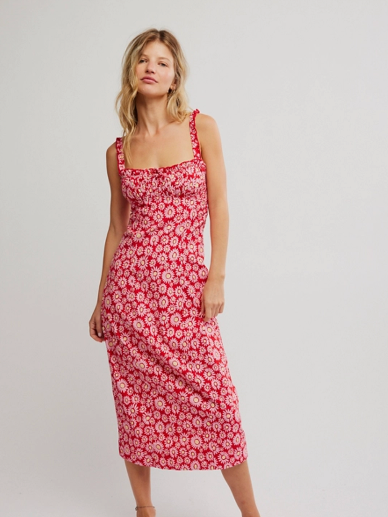 Lucinda Printed Midi Dress  Sage and Co.