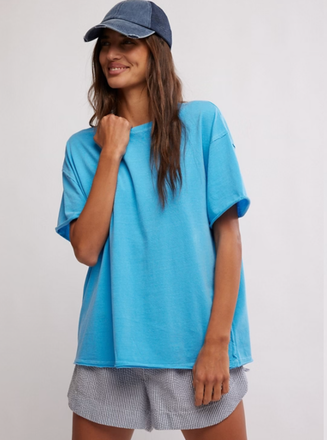 (取寄) フリーピープル レディース ニーナ ティー Free People women Nina Tee Blue Mirage Free People Nina Tee [blue mirage] – Refined Peddler Apparel