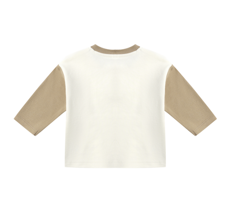 Quincy Mae - Long Sleeve Henley, Gold