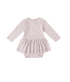 Quincy Mae - Skirted Pointelle Bodysuit