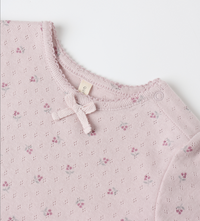 Quincy Mae - Skirted Pointelle Bodysuit