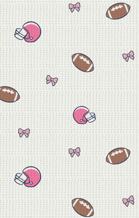 Angel Dear - Footballs and Bows Footies