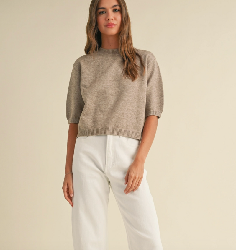 Mocha Sweater Top