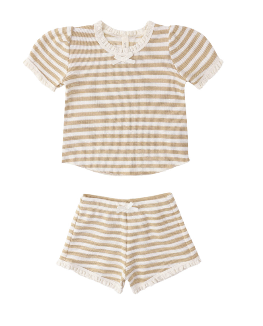 Ruby Set, Butterscotch Stripe