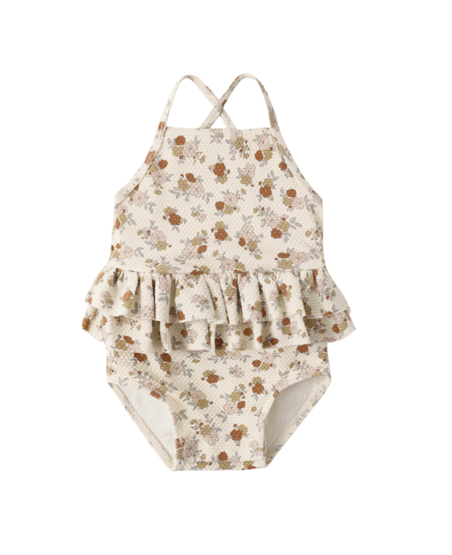 Quincy Mae - Ruffled One Piece Swimsuit
