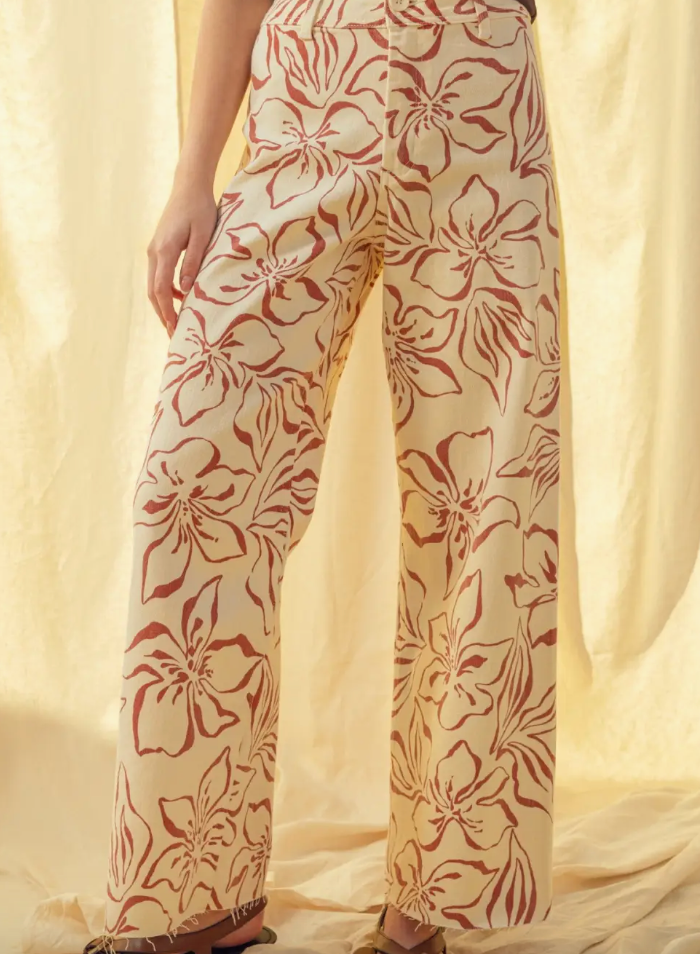 Floral Print Pants