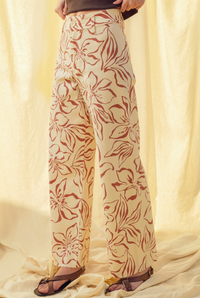 Floral Print Pants