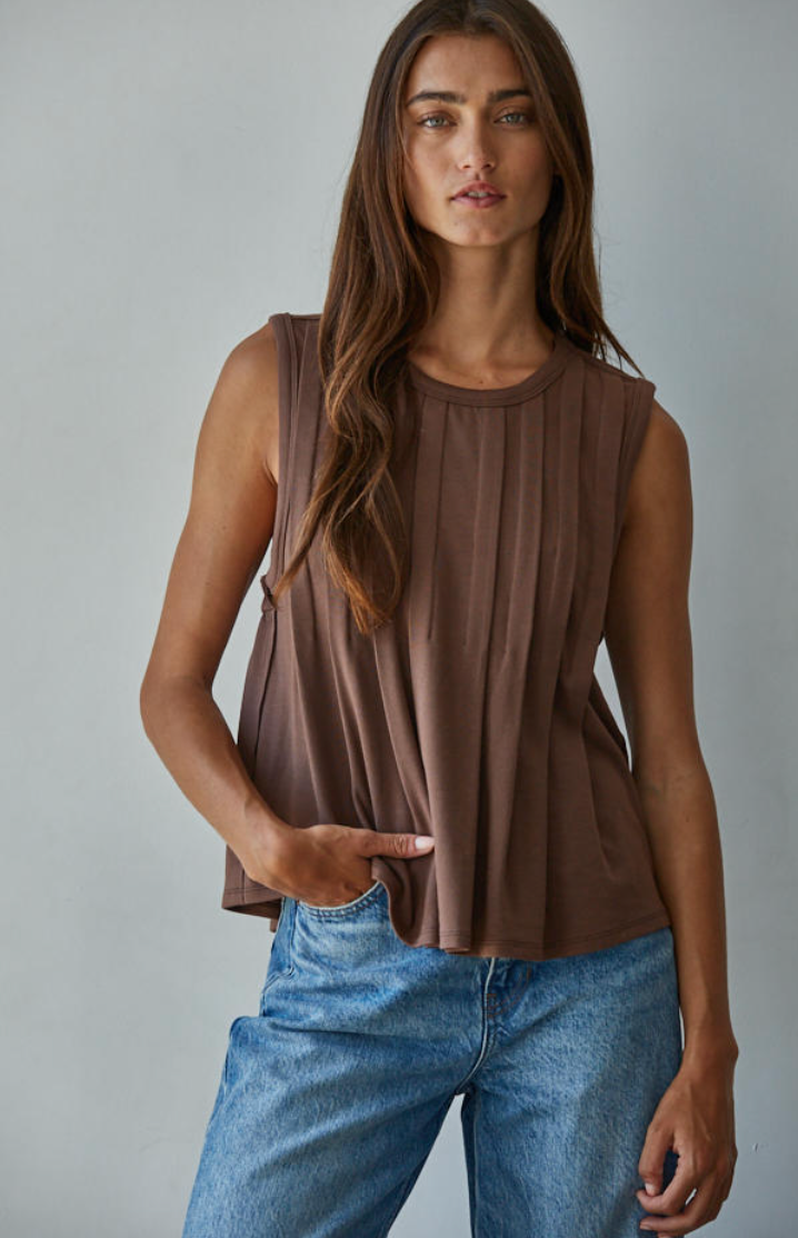 Aura Pleated Top