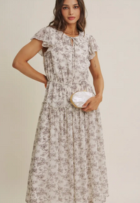 Petal Whisper Flowy Dress