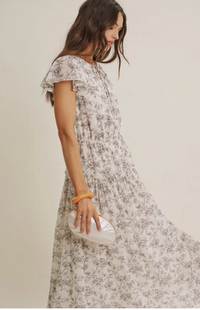 Petal Whisper Flowy Dress