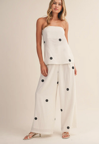 Polka Dot Top and Pant set