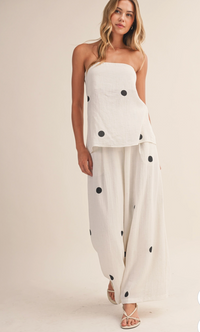 Polka Dot Top and Pant set