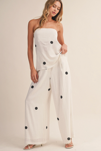 Polka Dot Top and Pant set